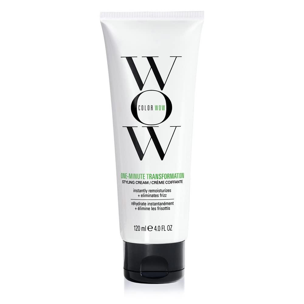 COLOR WOW One Minute Transformation – Instant frizz fix| Nourishing styling cream smooths, tames + defrizzes on the spot| Avocado oil + Omega 3’s hydrate, repair for silkier, smoother texture - Image 1