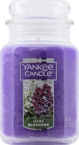 Yankee Candle Lilac Blossoms Scented Classic 22oz Large Jar Single Wick Candle Over 110 Hours of Burn Time Perfect for Gifting Gatherings and Seasonal Decorations - Image 2
