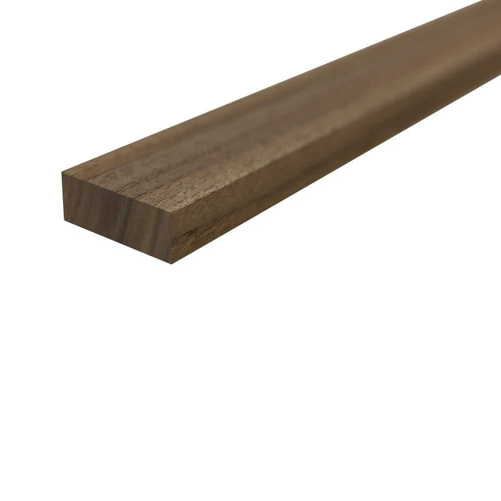 Pack of 4, Black Walnut Lumber Boards - 3/4" x 2", Best Hardwood Lumber for Cutting Boards (3/4" x 2" x 36")