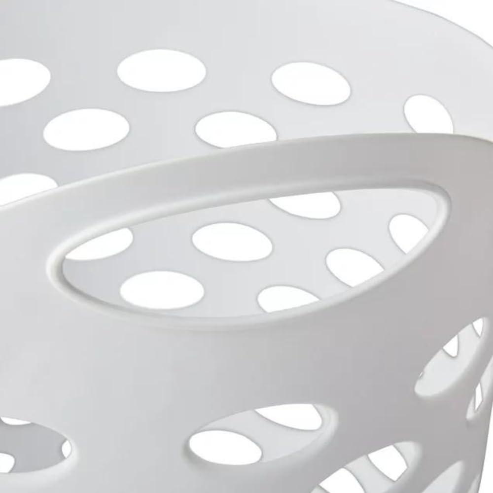 Tall Flex Laundry Basket Tall Plastic Hamper for Clothes, Bedroom, and Storage With handles 17.75" x 17.25" x 26" - Image 5