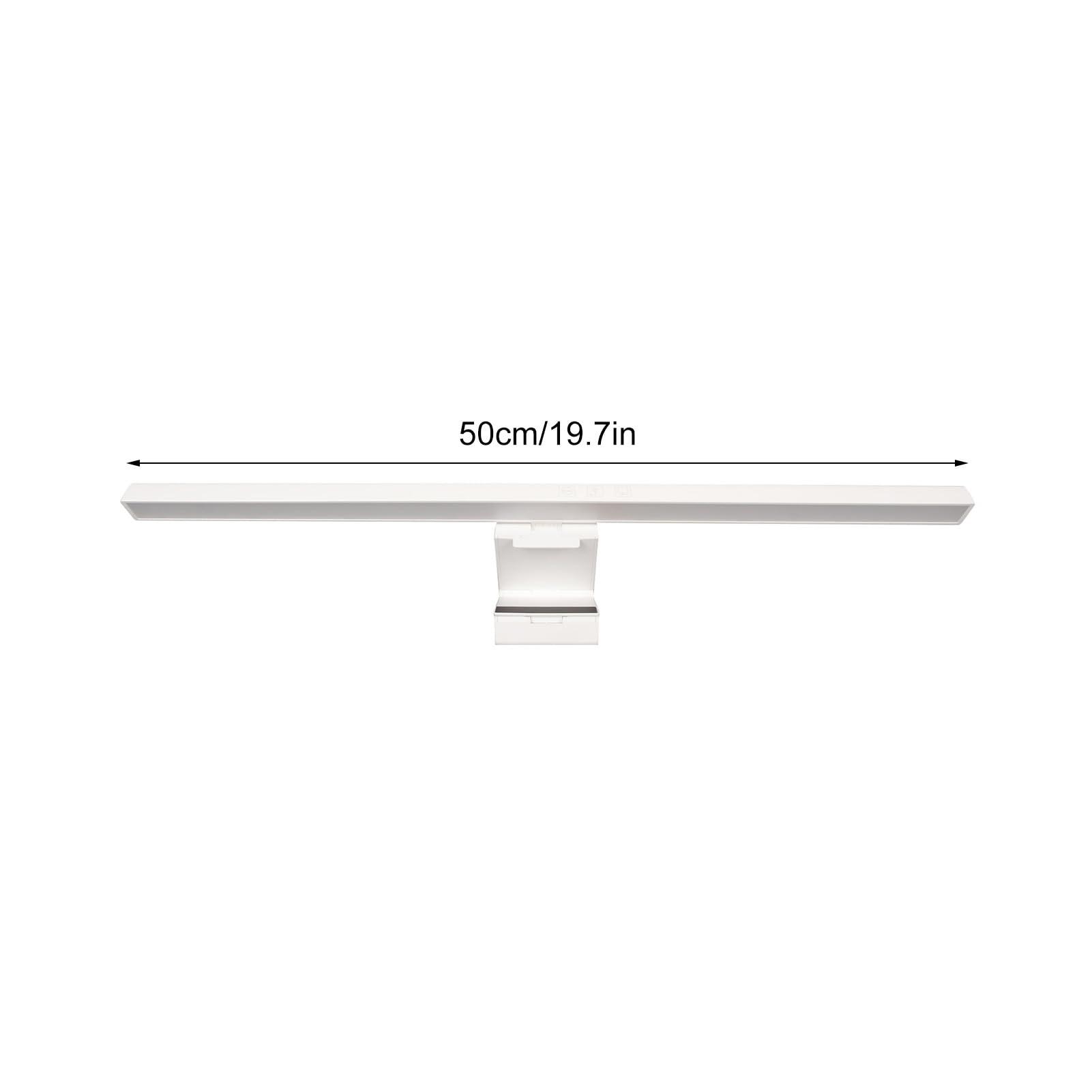 Computer Monitor Lamp, LED Screen Light Bar for Eye Caring, Stepless Dimmable, Touch Control, Office Monitor Light (White) - Image 8