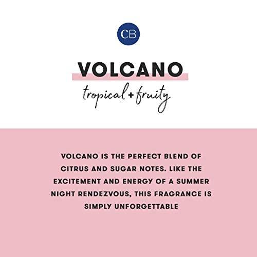 Capri Blue Volcano Scented Candles - Luxury Glass Jar Candles for Home Scented with Tropical Fruit & Sugared Citrus - Soy Wax Blend - Capri Blue Volcano - White Color (8 oz) - Image 3