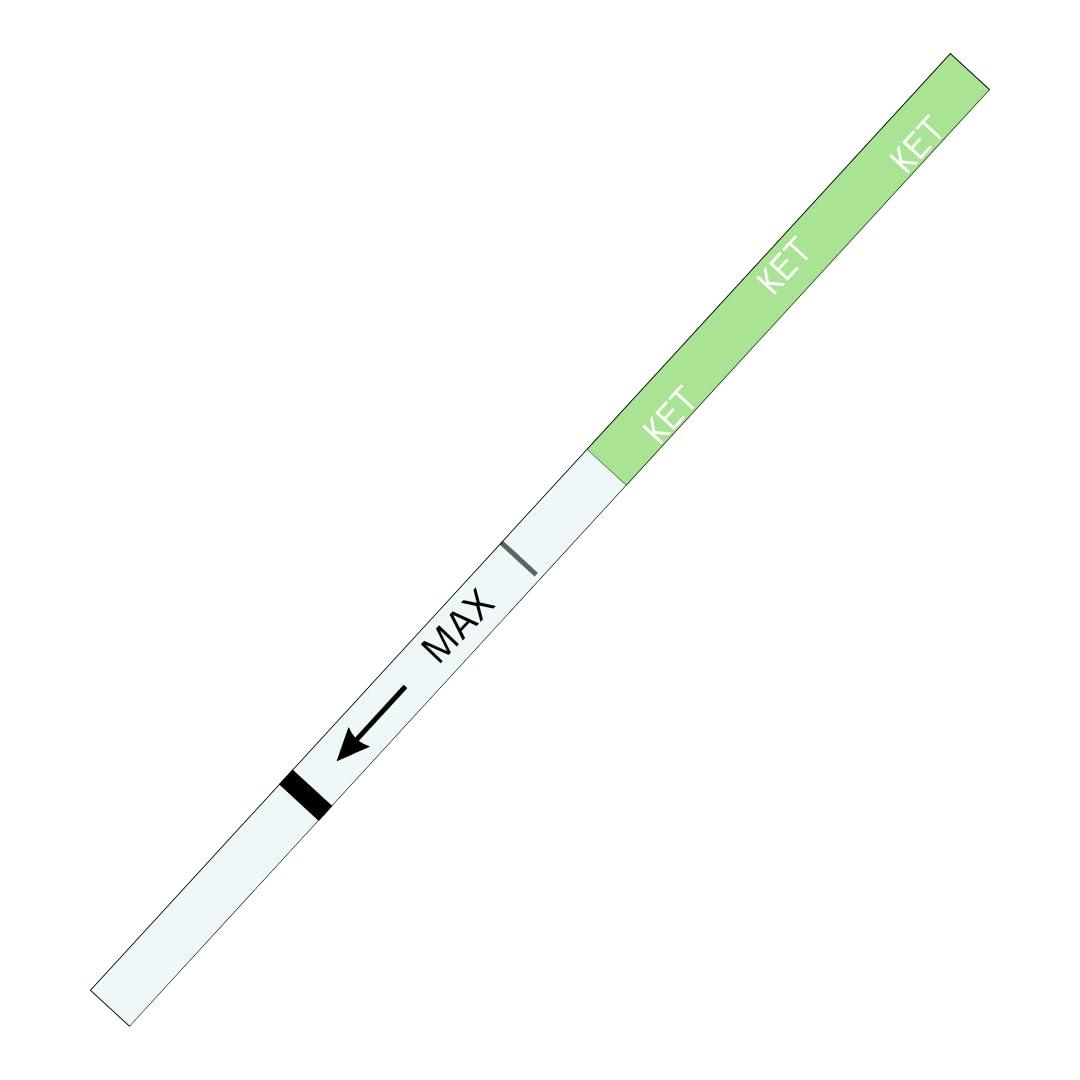12 Panel Now KET/Keta Urine Test Strips, Easy to Use, One Step, Results in 5 Minutes (Pack of 25) - Image 3