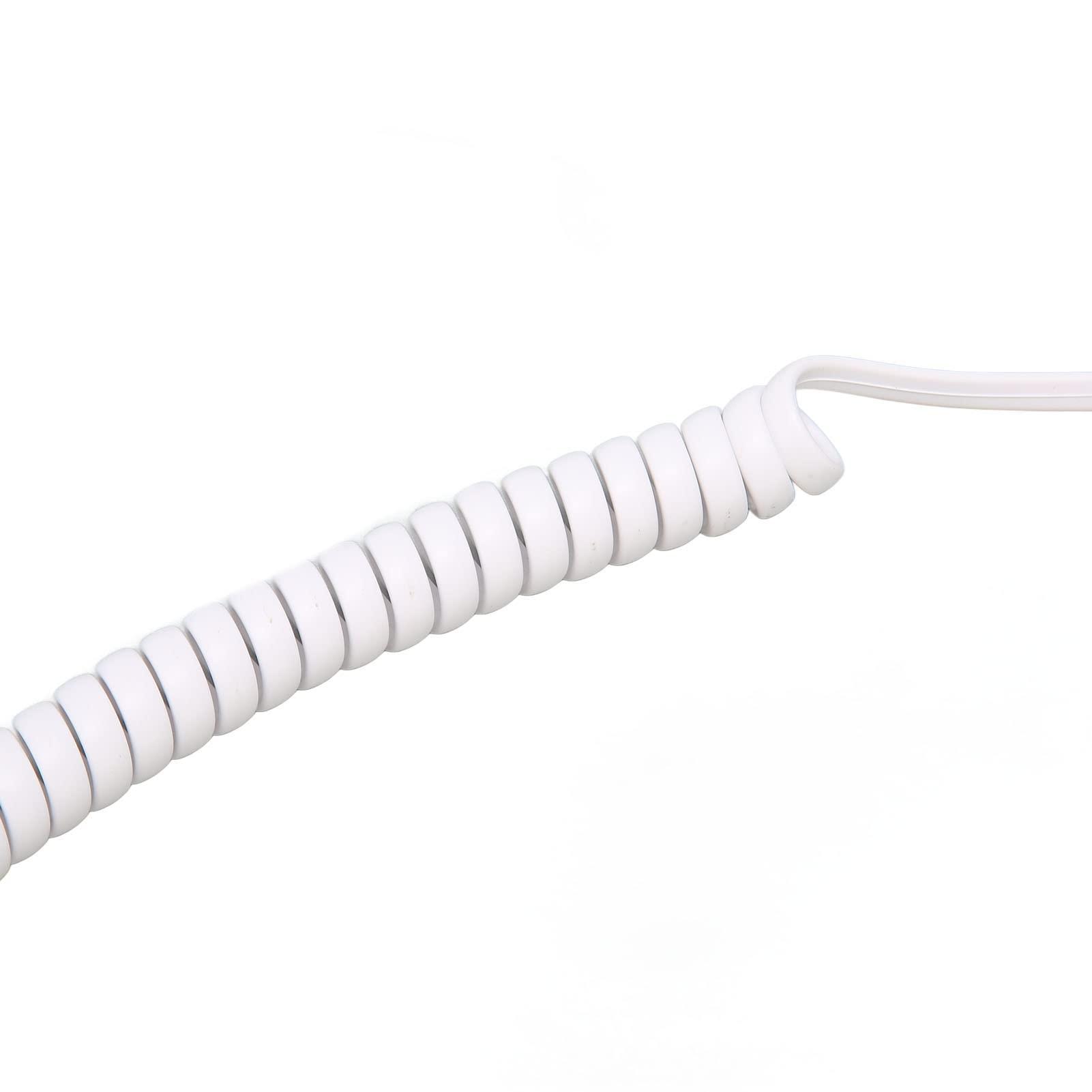 Retro 3.5mm Telephone Handset, Cell Phone Handset , Microphone Handset for Mobile Phone, Cell Phone Receiver Mini Handheld Receiver Cell Phone for Mobile Phones Computers (White) - Image 9