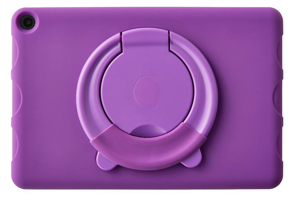 onn. Surf 10.1" Kids Tablet, (2022) 2.0 GHz Quad-Core, 32GB Storage, 2GB RAM, (1280 x 800) Touchscreen, Android 12, Charcoal - with Purple Rubberized Case (Renewed) - Image 2