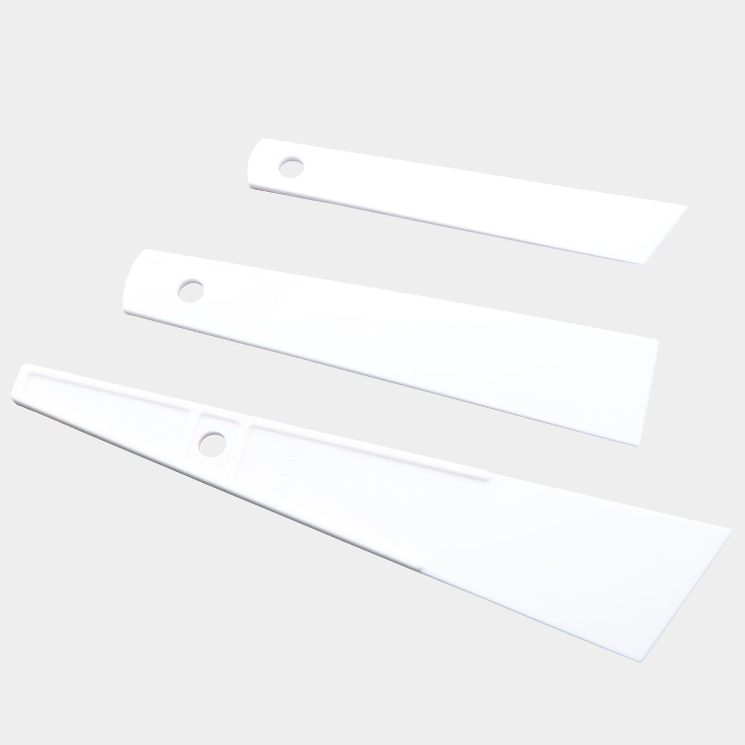 MDXing 2 Sets Plastic Glue Applicator Sticks 20/30/40mm Handmade DIY Leather Craft Tool Bed Treatment Aids Suitable for Felt PU Leather Paper Wood - Image 5