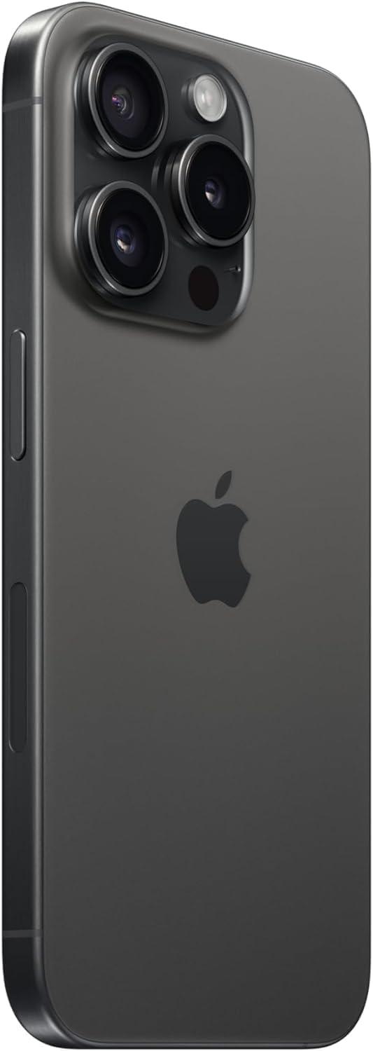 Apple iPhone 15 Pro, 256GB, Black Titanium - Unlocked (Renewed Premium)