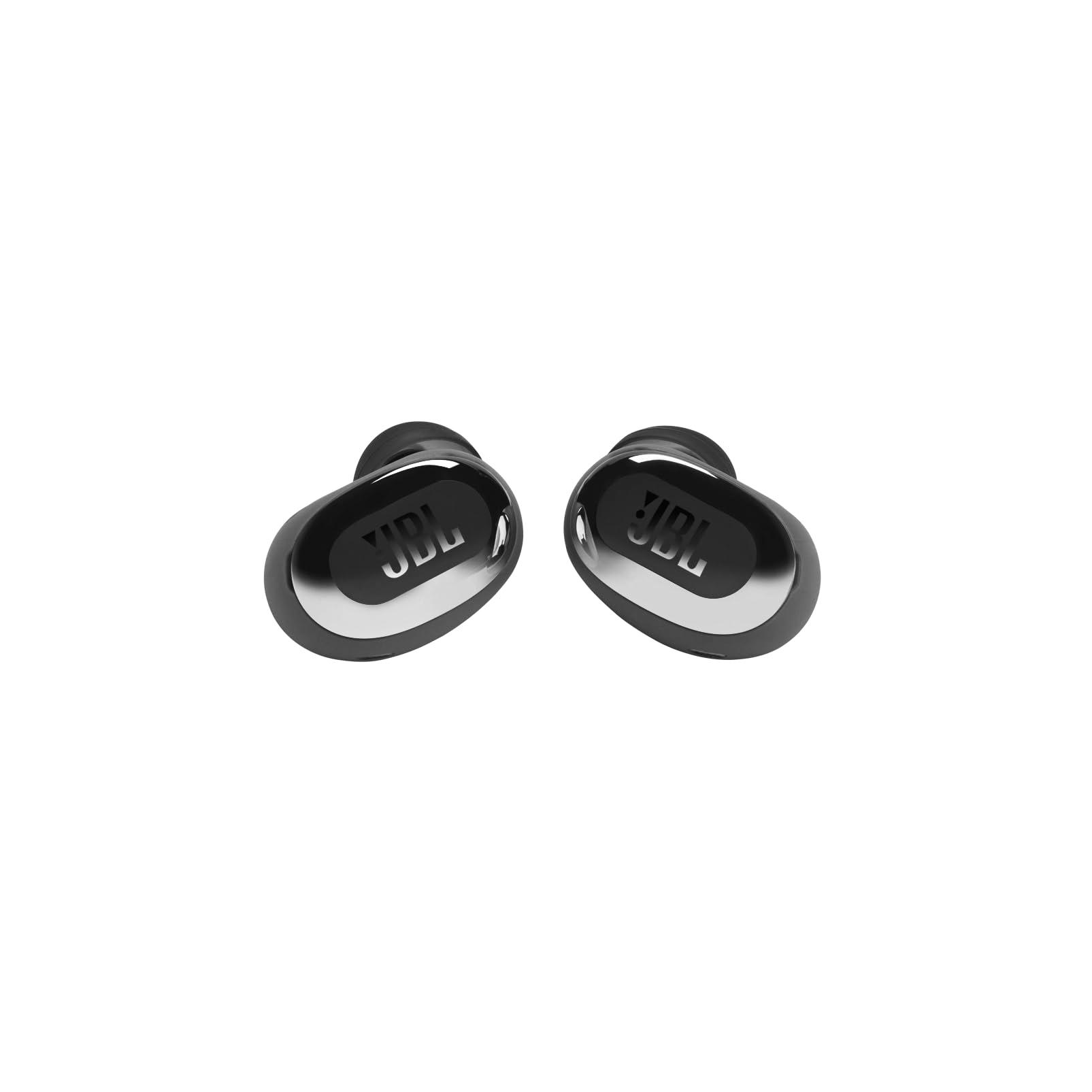 JBL Live Free 2 - True Wireless Noise Cancelling Earbuds, Up to 35hrs of Playtime, 6 mics for Perfect Calls with Zero Noise, IPX5 Waterproof, Oval Tubes for Better Comfort, Isolation, & bass (Black) - Image 7