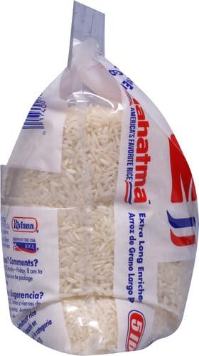 Mahatma Extra-Long-Grain Rice 5-Pound Rice Bag, Gluten-Free and Non-GMO White Bulk bag, 1 Bag of - Image 11
