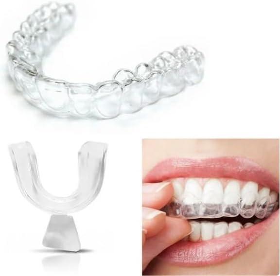 4Pcs Transparent Mouth Guard Silicone Grinding Guard Teeth Whitening Tray Sleeping Gum Shield for Sports Bruxism Bite Guard Easy to Use,Teeth Grinding Guards, Health and Household, Oral Pain Relief - Image 6