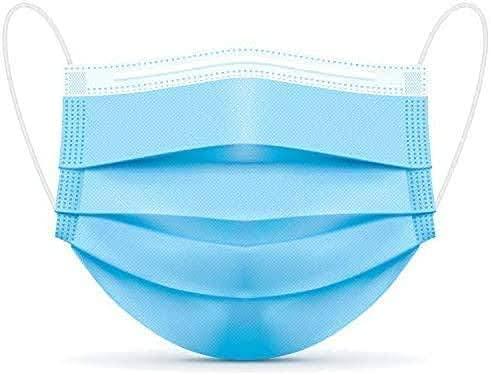 [Pack of 100] Single Use Disposable Face Mask, Effective Filtration, Bulk Pack 3-Ply Masks Facial Cover with Elastic Earloops For Home, Office, School, and Outdoors - Image 6