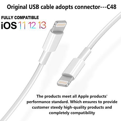 4Pack [Apple MFi Certified] Charger Lightning to USB Charging Cable Cord Compatible iPhone 14/13/12/11 Pro/11/XS MAX/XR/8/7/6s Plus,iPad Pro/Air/Mini,iPod Touch - Image 4