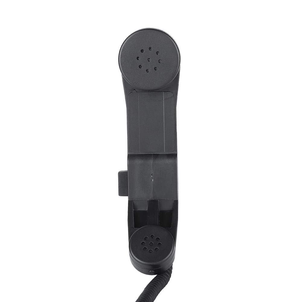 Diyeeni 3.5mm Plug Speaker Mic, Retro Telephone Handset Handheld Speaker Mic HiFi Sound Shoulder, Retro handsets for Cell Phones - Image 9