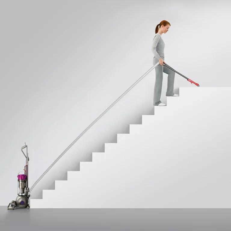 Dyson Ball MultiFloor Upright Vacuum: High Performance HEPA Filter, Bagless Height Adjustment,Strongest Suction,Telescopic Handle,Self Propelled Rotating Brushes, Fuchsia - Image 5
