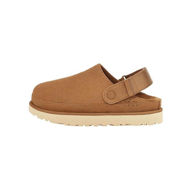 Lesihoe Womens Clog Platform Mules Clogs with Back Strap Women Suede Slipper Fall Shoes - Image 5