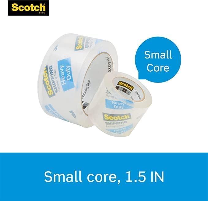 Scotch Heavy Duty Packaging Tape, 2 Inches x 800 Inches, Clear - 2 Count - Image 3