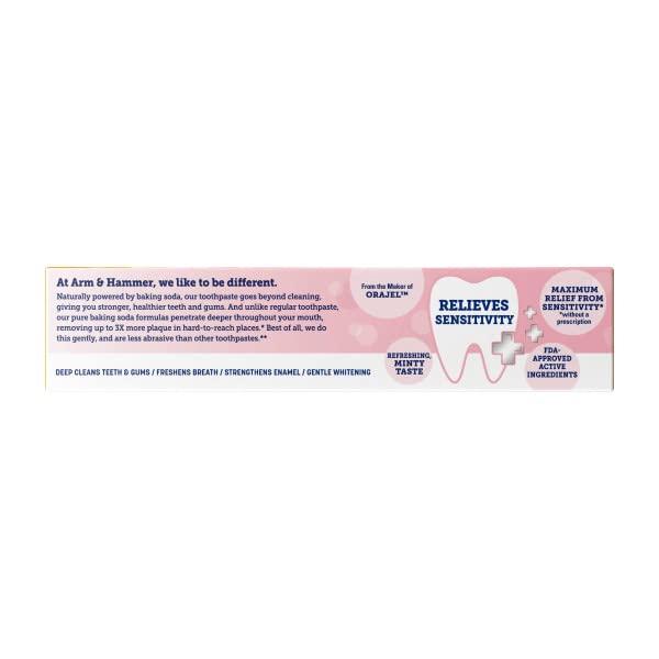 ARM & HAMMER Sensitive Teeth & Gums Toothpaste 4.5 oz (Pack of 2) - Image 5