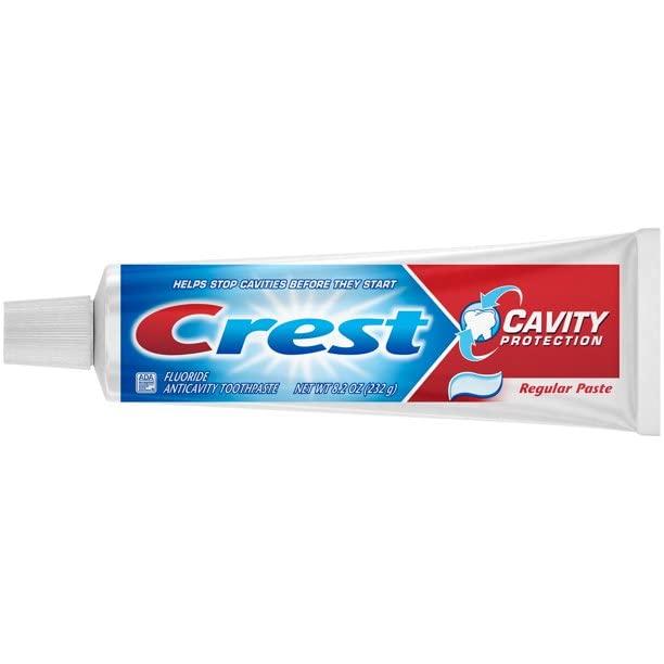 Crest Fluoride Anticavity Toothpaste, Prevents Cavities Before They Start, Regular Paste, 8.2 Ounce (Pack of 5) - Image 3