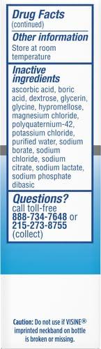 Visine Dry Eye Relief All Day Comfort Lubricant Eye Drops for Up to 10 Hours of Comfort, Dry Eye Drops with Polyethylene Glycol, 0.5 fl. oz - Image 15