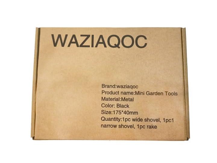 Waziaqoc 3Pcs Mini Garden Tools, Small Indoor Gardening Tools Includes Hand Shovel, Transplant Spade, Hand Rake with Wood Non Slip Handle for Plant Succulent, Flower, Vegetables - Image 6