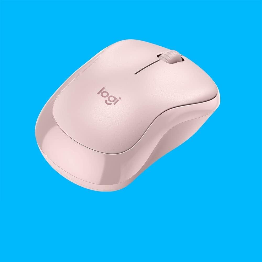 Logitech M220 Silent Wireless Mouse, 2.4 GHz with USB Receiver, 1000 DPI Optical Tracking, 18-Month Battery, Ambidextrous, Compatible with PC, Mac, Laptop - Rose (Renewed) - Image 4