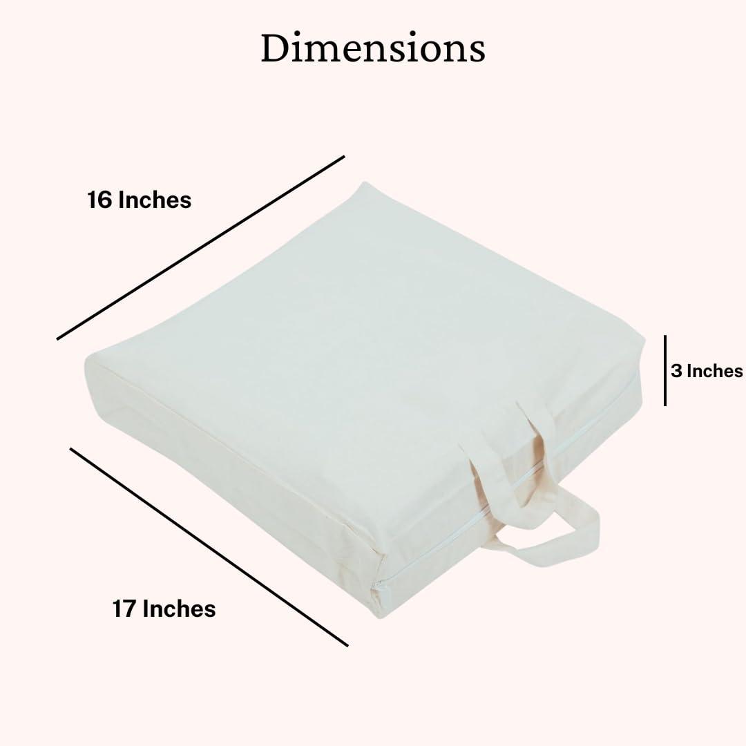 Forever Cotton Premium Cotton Garment Bag, Shawl Bag, Saree Bag,Travel Pack - Cloth Bag (Off-White, Pack Of 1) - Image 3