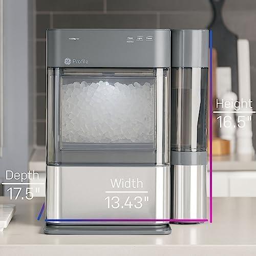 GE Profile Opal 2.0 XL with 1 Gallon Tank, Chewable Crunchable Countertop Nugget Ice Maker, Scoop included, 38 lbs in 24 hours, Pellet Ice Machine with WiFi & Smart Connected, Stainless Steel - Image 6
