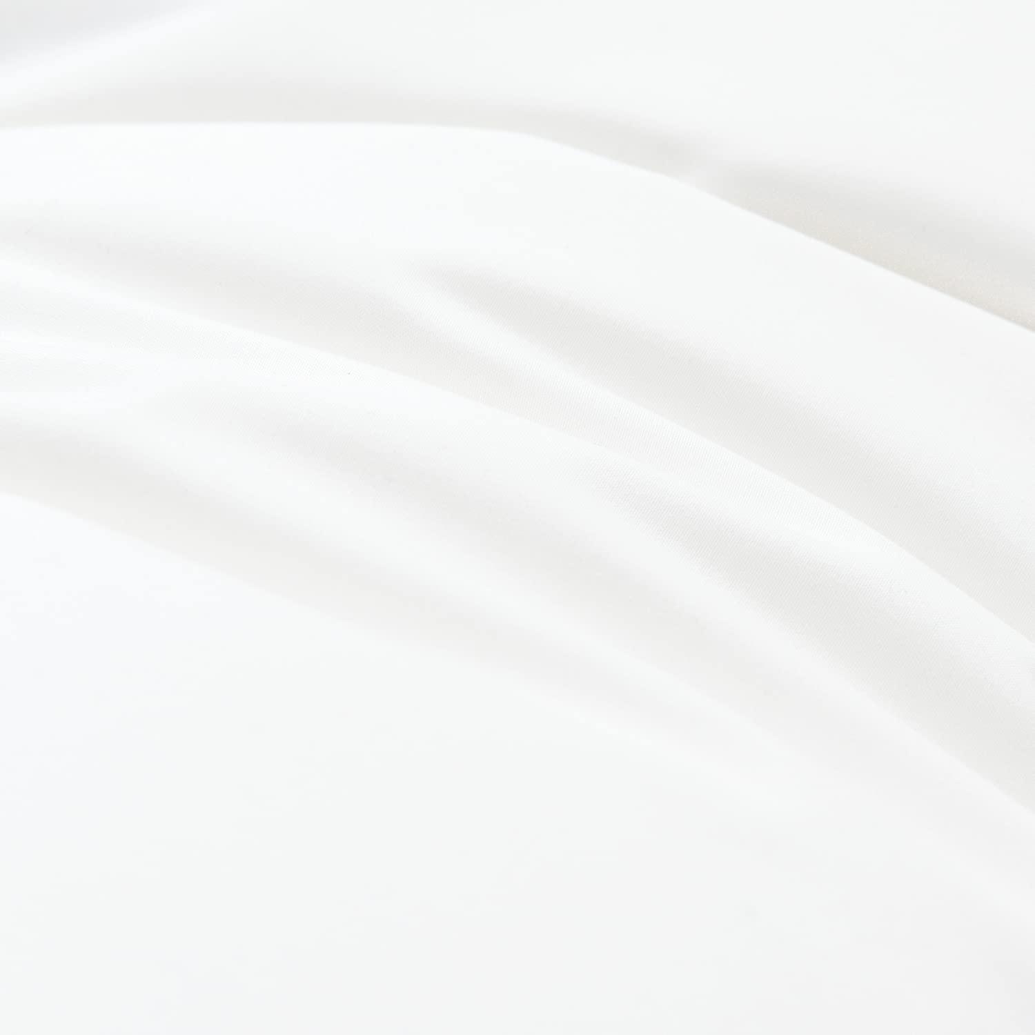 Dekeyoo Ruffled Pillow Case Set, Pack of 2 Edge Ruffled Pillow Shams 100% Brushed Microfiber Standard Size Bedding Pillow Covers with Envelope Closure (20x26 inches, White) - Image 6
