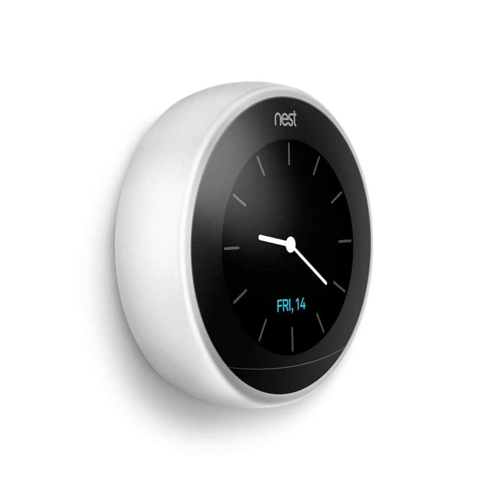 Google Nest Learning Thermostat - Programmable Smart Thermostat for Home - 3rd Generation Nest Thermostat - Compatible with Alexa - White (Renewed) - Image 4