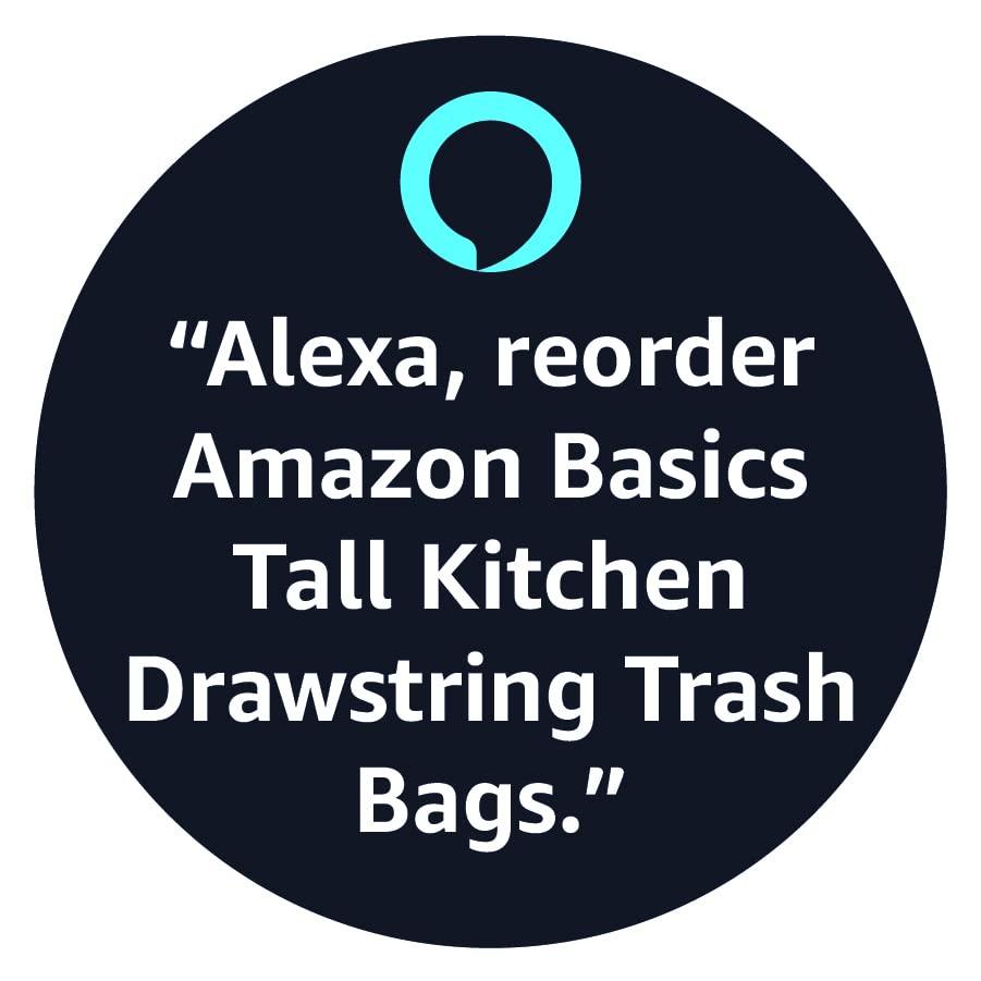 Amazon Basics Trash Bags, Tall Kitchen Drawstring, Unscented, 13 Gallon, 120 Count, Pack of 1 - Image 4