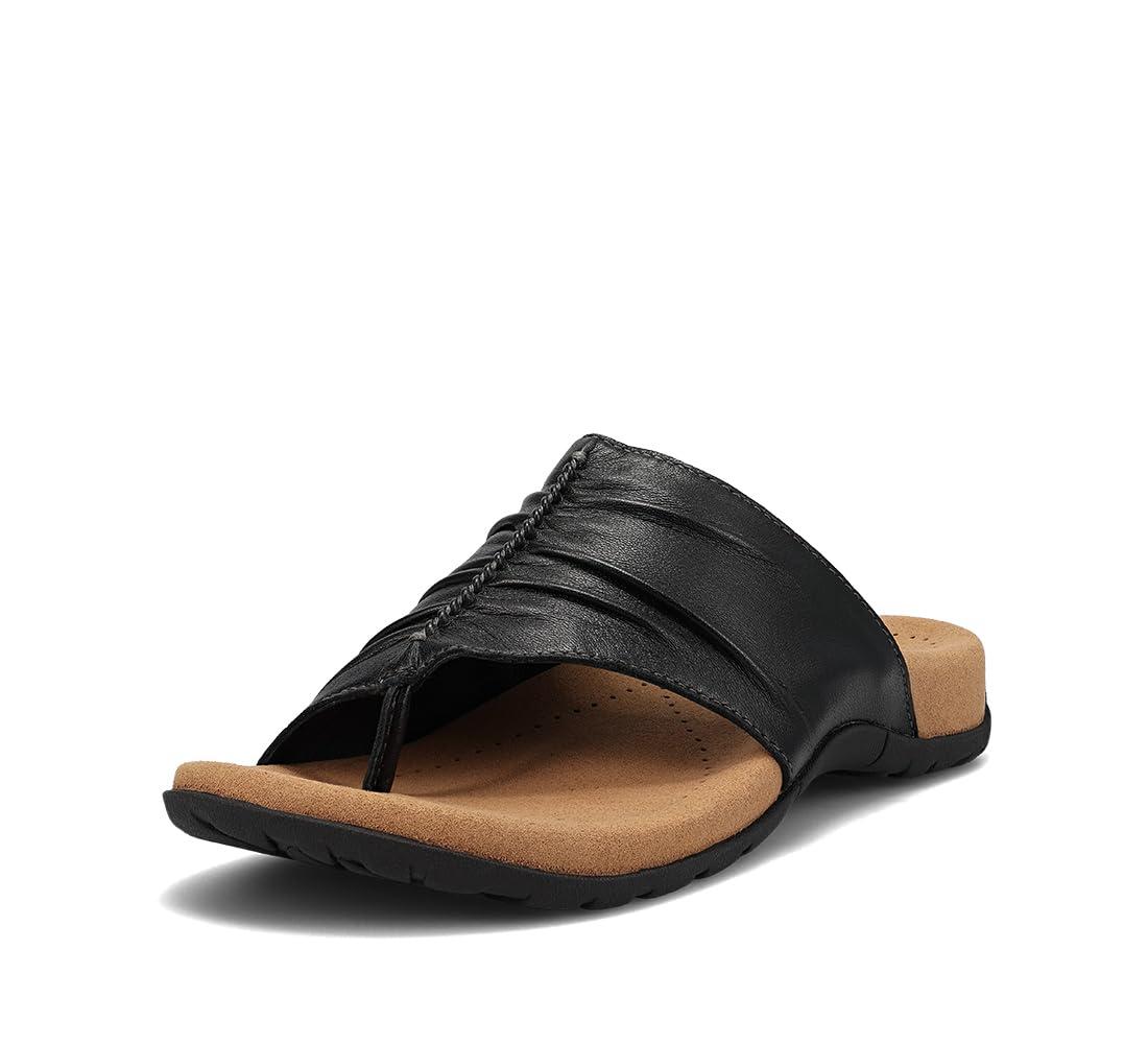 Taos Gift 2 Women's Sandal - Elevate Your Style with A Classic Open Back Toe-Post Design - Premium Comfort with Arch Support and Cooling Gel Padding for All Day Wearability