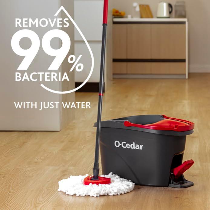 O-Cedar EasyWring Spin Mop Microfiber Refill, White Packaging May Vary - Image 3