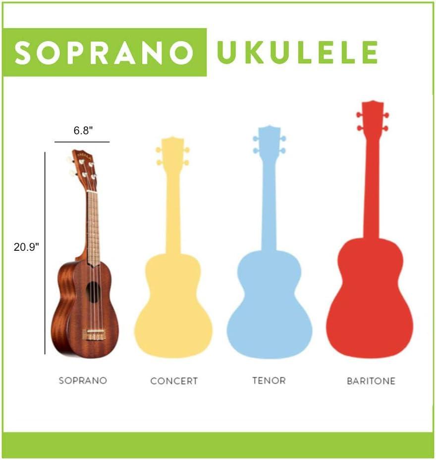 Makala Soprano Ukulele by Kala MK-S Bundle with a Tote Bag, Tuner and Lumintrail Polishing Cloth - Image 7
