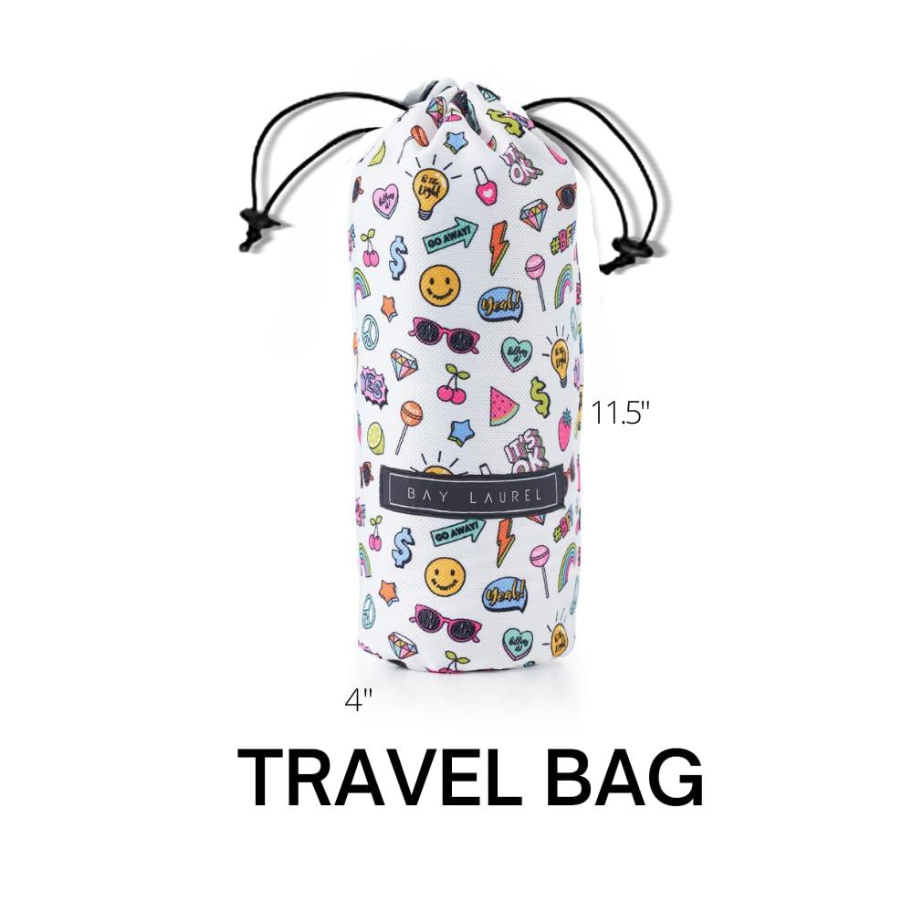 BAY LAUREL Turkish Beach Towel with Travel Bag 39 x 71 Quick Dry Sand Free Lightweight Large Oversized Towels Light - Image 3