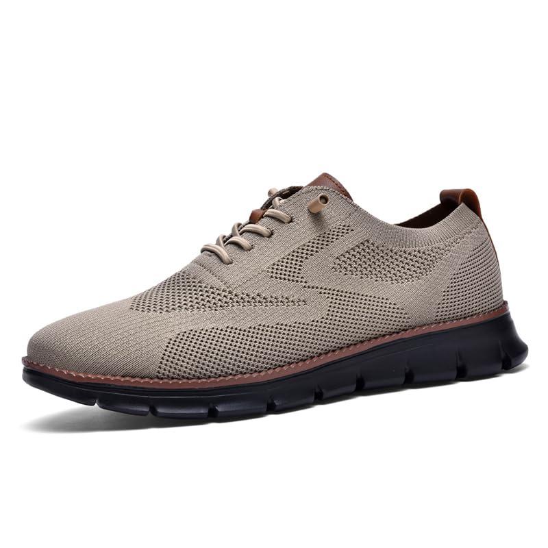 Breeze Shoes for Men Oxfords Lace-Up Lightweight Casual Walking Shoes Comfortable Dress Shoes for Men - Image 2