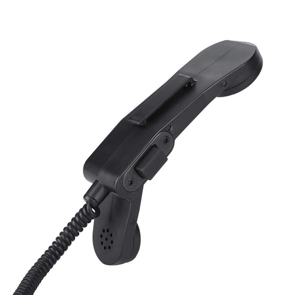 Diyeeni 3.5mm Plug Speaker Mic, Retro Telephone Handset Handheld Speaker Mic HiFi Sound Shoulder, Retro handsets for Cell Phones - Image 8