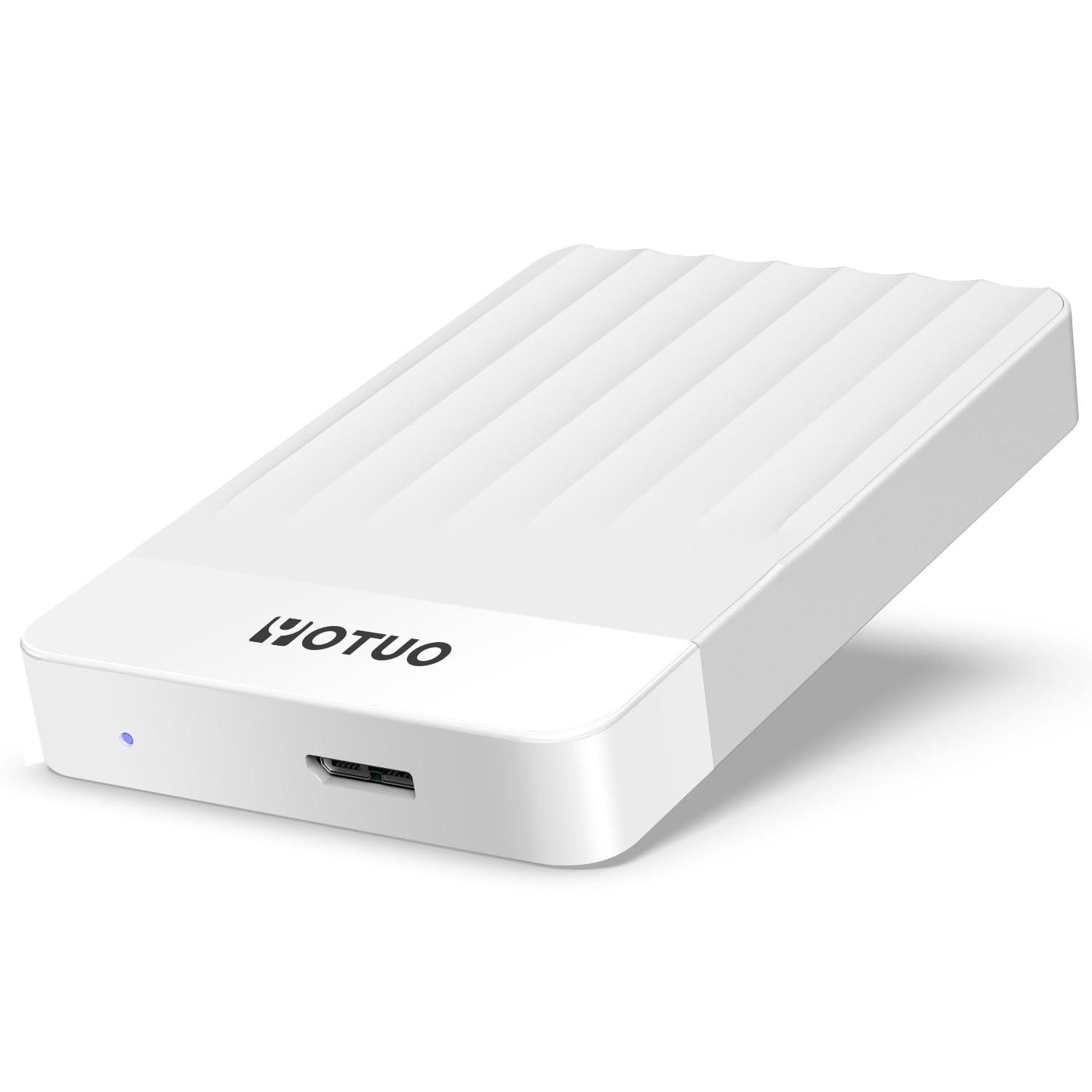 YOTUO Portable External Hard Drive Storage Expansion Mobile HDD USB 3.0 for PC, Mac, Desktop, Laptop, PS4, PS5, Xbox One X/S, Xbox 360, Xbox Series X/S, Office & Game (White, 320GB) - Image 7