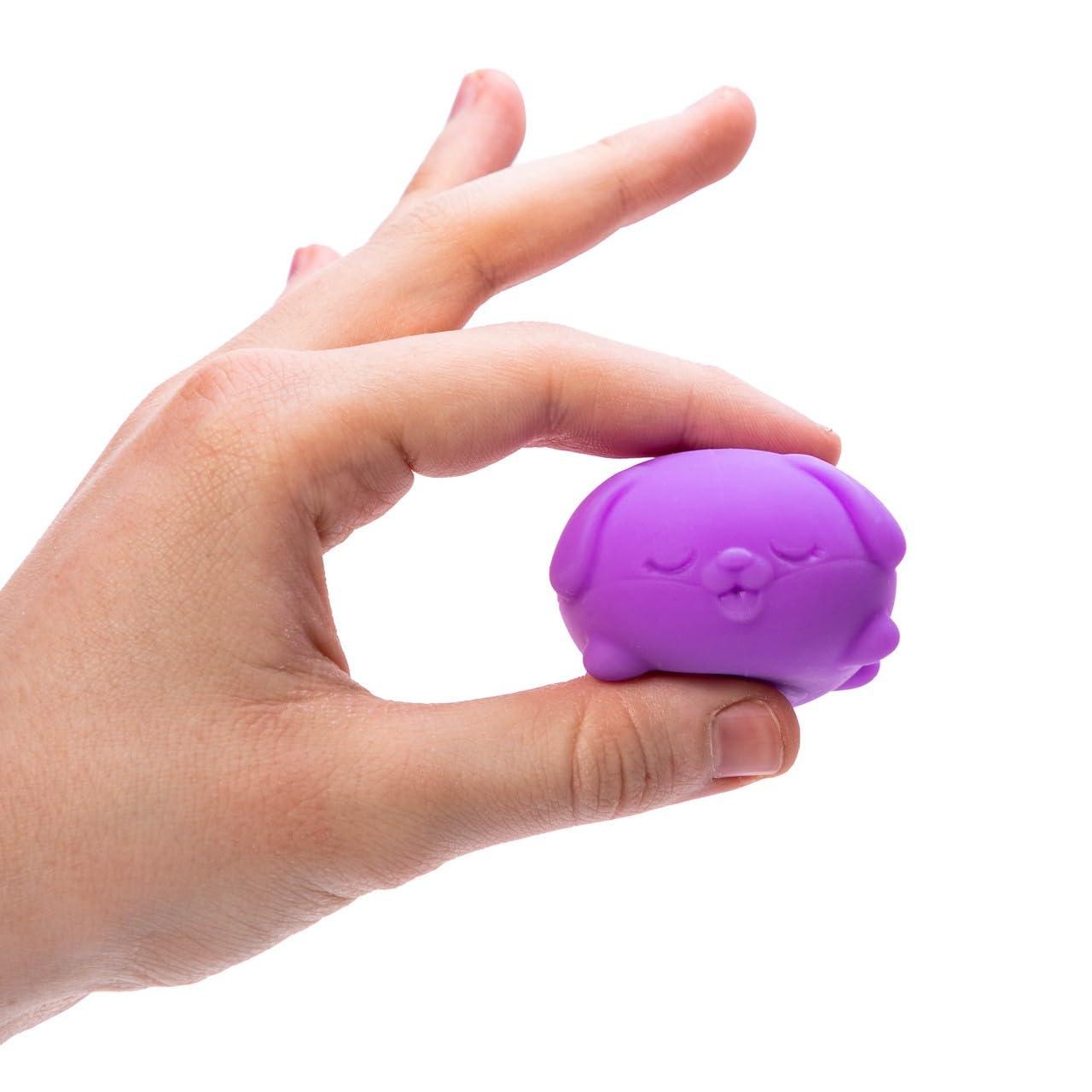 Schylling NeeDoh Teenie Funky Pups - Sensory Squeeze Toy - Contains 3 Mini Groovy Globs - 1.5" Wide - Color May Vary (Pack of 1) - Image 3