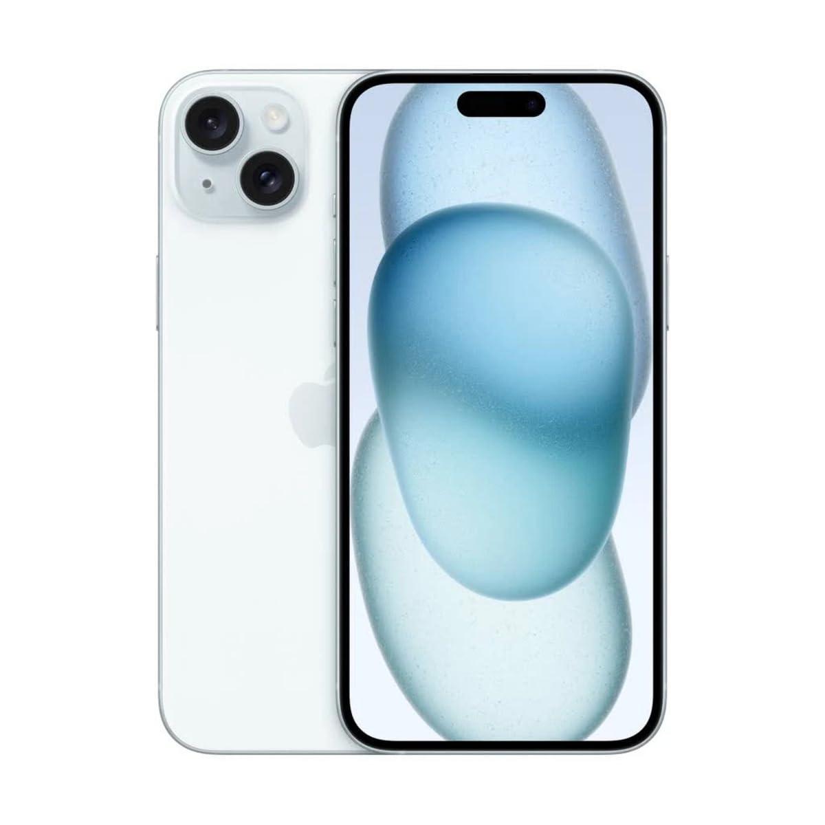Apple iPhone 15 Plus, 128GB, Blue - Unlocked (Renewed Premium)