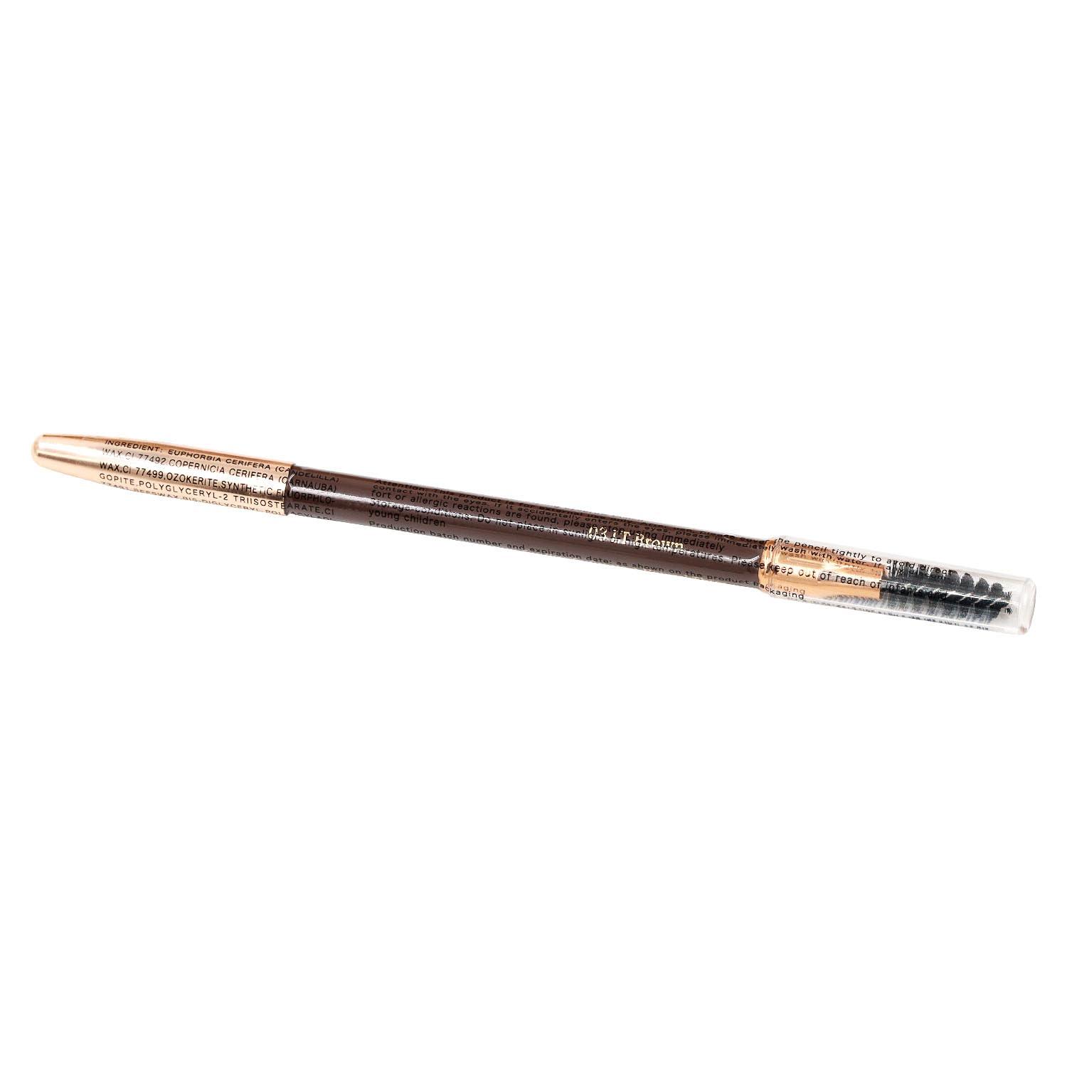 BODERMINCER 1pcs Eyebrow Pencil Longlasting Waterproof Durable Liner Eyebrow 5 Colors to Choose (3# Light Brown) - Image 3
