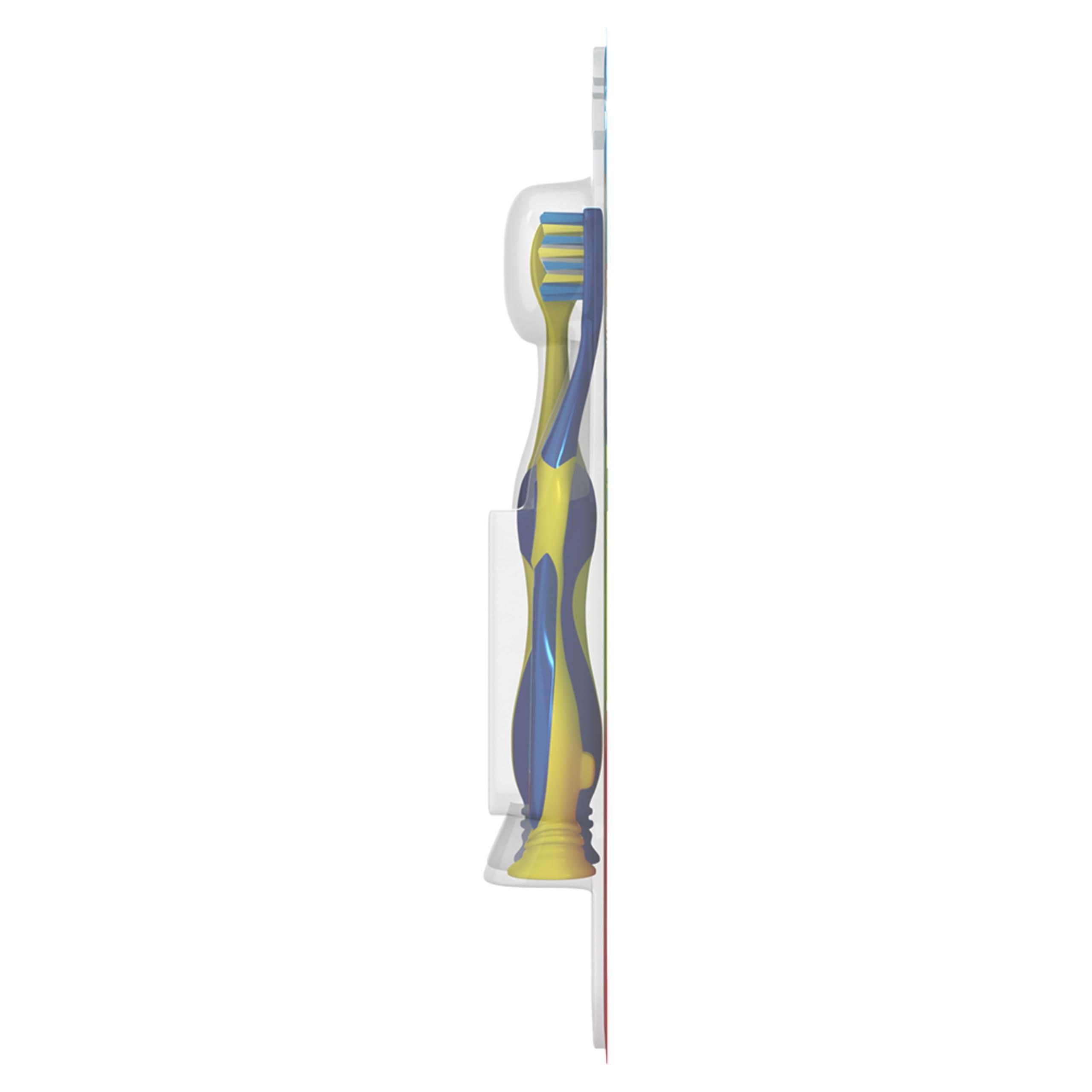 Colgate Bluey Extra Soft Toothbrush for Kids, Kids Toothbrush Pack with Built in Suction Cup Toothbrush Holder, Designed for Children Ages 2 and Up, Extra Soft Bristles, 2 Count (Pack of 1) - Image 9