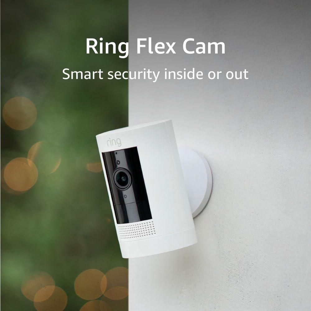 Ring Outdoor Cam (Stick Up Cam) | Weather-Resistant Outdoor Camera, Live View, Color Night Vision, Two-Way Talk, Motion alerts, Works with Alexa | White - Image 9