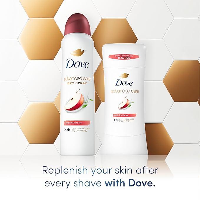 Dove Advanced Care Deodorant Stick Apple & White Tea with 72-hour Sweat & Odor Protection, 2.6 oz (Pack Of 3) - Image 4