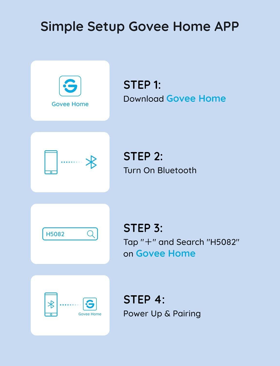 Govee Dual Smart Plug 4 Pack, 15A WiFi Bluetooth Outlet, Work with Alexa and Google Assistant, 2-in-1 Compact Design, Govee Home App Control Remotely with No Hub Required, Timer, FCC and ETL Certified - Image 9