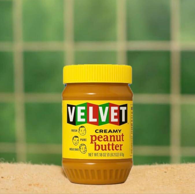 Velvet Peanut Butter, Creamy – Detroit’s Classic Since 1937, Smooth & Nostalgic Spread with “Fresh, Pure, Delicious” Label, Made in the USA, Gluten-Free, Perfect for Sandwiches, Baking & Snacking (18 Ounce Jar) - Image 3