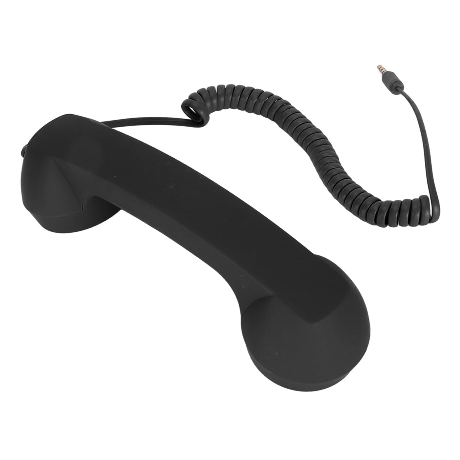 FLEXMAN Bluetooth Retro Phone, Radiation Proof Vintage Phone Handset with 3.5mm Socket, Multifunction Classic Retro Phone Handset for Smartphone Decorations Props (Black) - Image 9