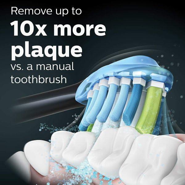 Philips Sonicare ExpertClean 7500 Black, Rechargeable Electric Power Toothbrush, HX9690/05 - Image 5