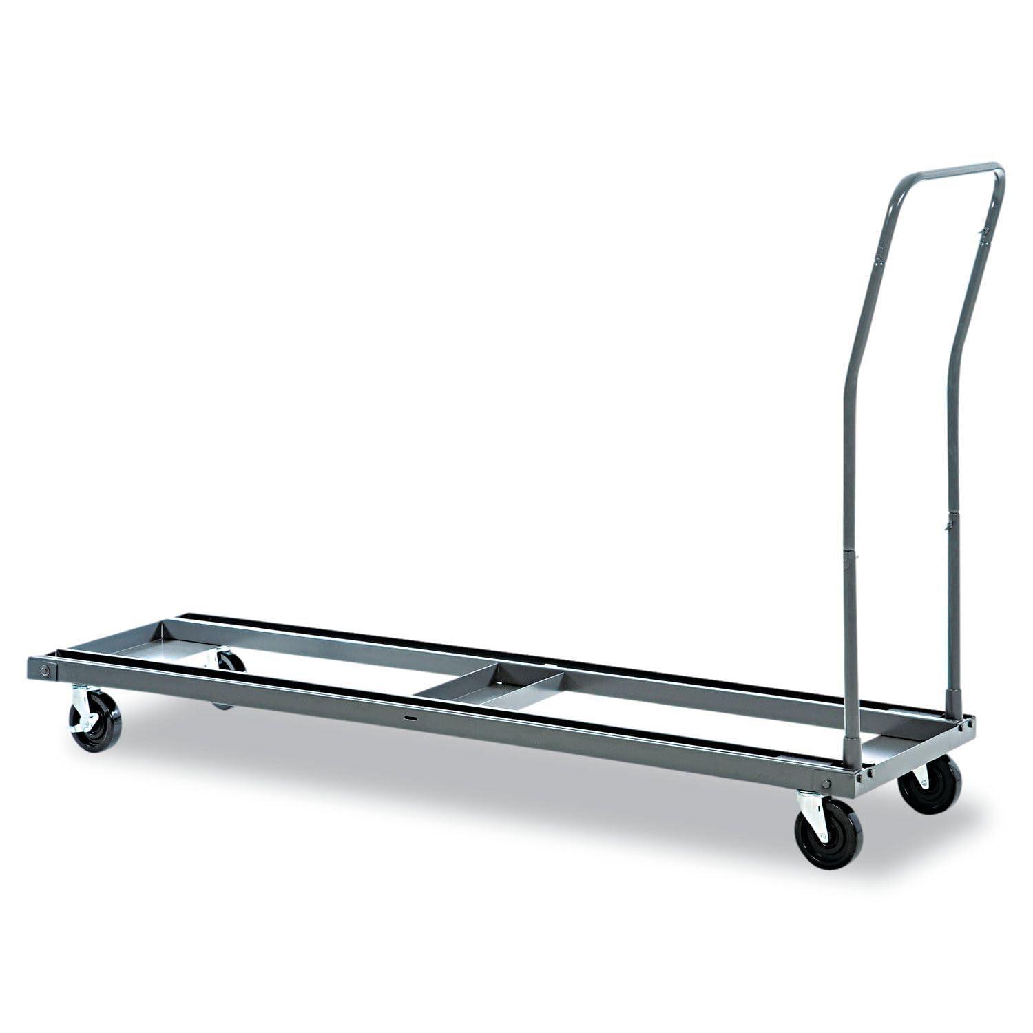 Alera Chair and Table Cart, 20-3/4w x 50-5/8d to 75-3/8d, Black - Image 5
