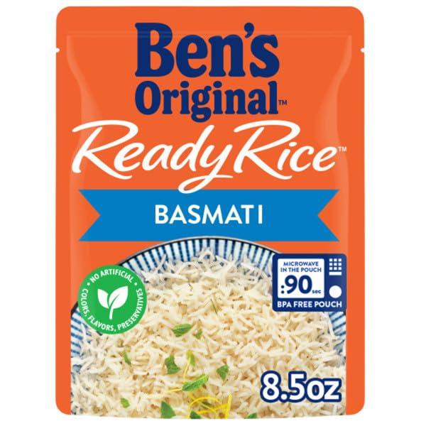 BEN'S ORIGINAL Ready Rice Basmati Rice, Easy Side Dish, 8.5 oz Pouch (Pack of 6) - Image 3