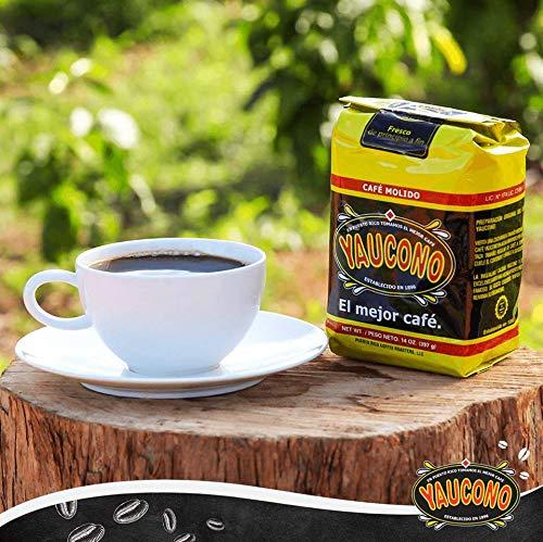 Yaucono Coffee Arabica Medium Roast Ground, Roasted and Bagged in Puerto Rico, 14 Ounce (Pack of 4) - Image 2